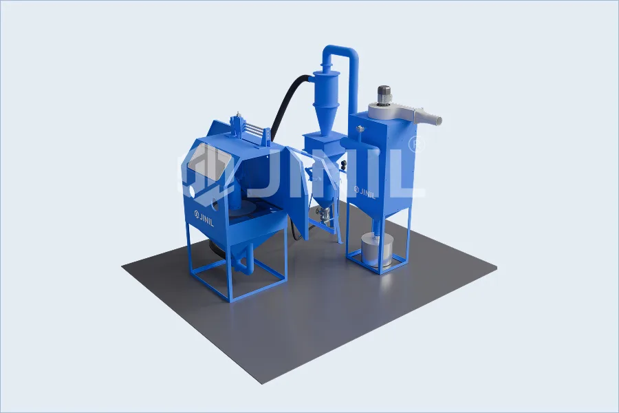 Air-Operated Shot Blasting Cabinet - Pressure Type